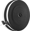 Kikerike Self Adhesive Foam Tape Weatherstrip 1/2In x 1/4In x 42Ft High Density Foam Insulation Strips Seal Weather Stripping with Strong Adhesive for Door and Window Sound Isolation Soundproofing - size: 1/2in x 1/4in x 42Ft