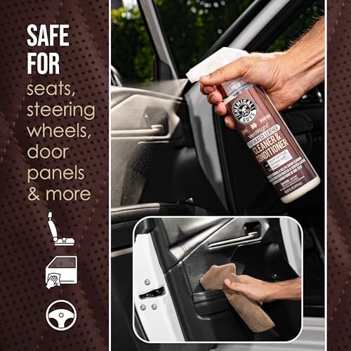 Chemical Guys, VentRight Leather Cleaner & Conditioner, Vented Seats, 16 oz - size: 16 Fl Oz (Pack of 1)