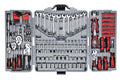 CARTMAN 205-Piece Ratchet Wrench Tool Set, SAE/Metric Socket Kit Carry Case - style: 205 PC