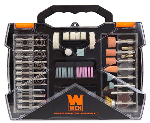 WEN 230151A 150-Piece Rotary Tool Accessory Kit with Carrying Case - size: 150 Pieces