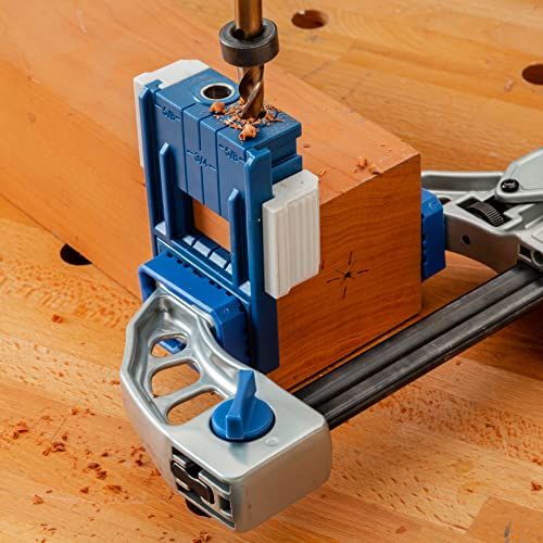 Rockler 3/8" Doweling Jig Kit with Drill Bit & Stop Collar, Steel Bushings