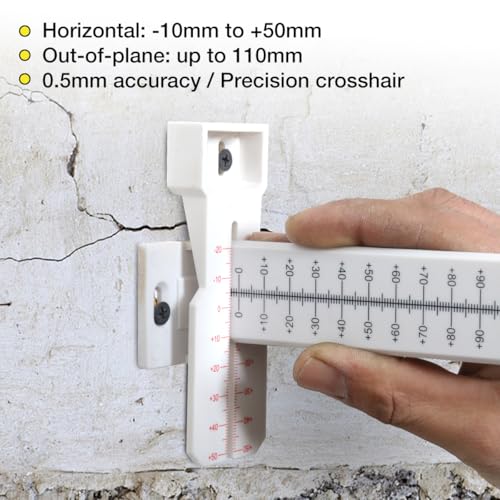 Crack Monitor, Crack Monitoring Gauge, Crack Gauge Measuring Tool