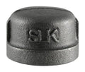 LDR Industries 350 CA-212, Black Anvil 8700123907, Malleable Iron Pipe Fitting, 90 Degree Elbow, 1-1/2" NPT Female, Finish, 2-1/2-Inch - size: 2-1/2 Inch, style: Cap