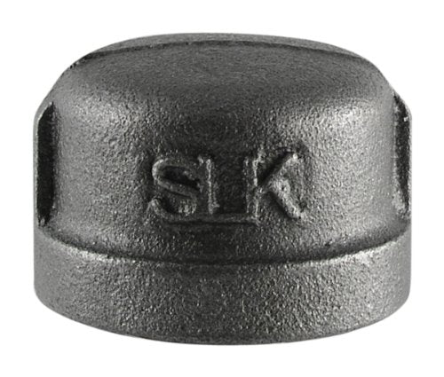 LDR Industries 350 CA-212, Black Anvil 8700123907, Malleable Iron Pipe Fitting, 90 Degree Elbow, 1-1/2" NPT Female, Finish, 2-1/2-Inch - size: 2-1/2 Inch, style: Cap