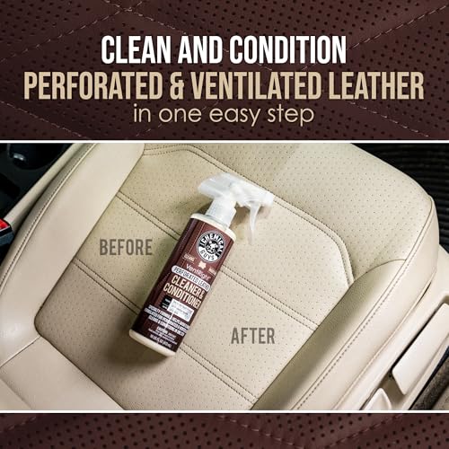 Chemical Guys, VentRight Leather Cleaner & Conditioner, Vented Seats, 16 oz - size: 16 Fl Oz (Pack of 1)
