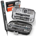 KELIN 156in1 Electric Screwdriver 5 Torque Levels 140 Magnetic Bits