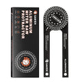 Saker Miter Saw Protractor 7-Inch Aluminum Protractor Angle Finder Black - style: 1 Pack