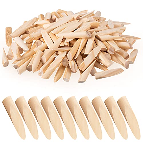 Marsui 150 Pcs Solid Wood Pocket Hole Plugs for Screw Holes 3/8 Inch Wood Dowels Pine Hardwood Plugs Filler for Pocket Hole Jig Woodworking Tool Accessories