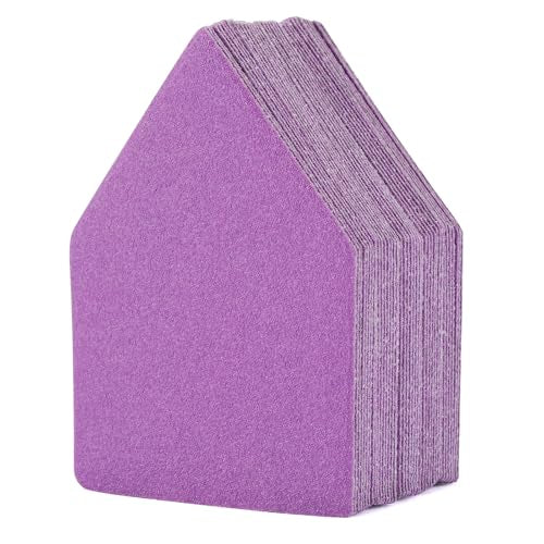 150 Grit Sandpaper, Triangle Sanding Sheets, Fits Milwaukee M12 Fuel Sander - style: 150 Grit