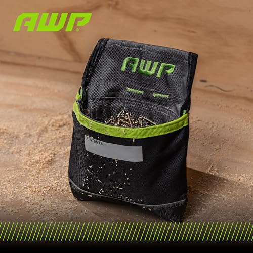 AWP Tool Pouch, Electrician Tool Pouch, Premium, Professional Multi-Pocket Organizer - size: 4 Pack, style: Mini Carpenter Tool Pouch