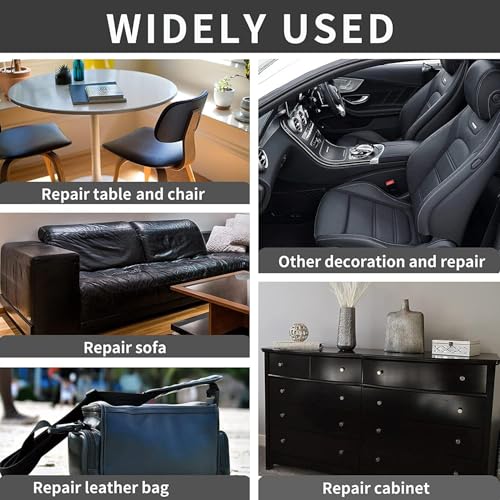 Leather Repair Patches, Self Adhesive Vinyl for Couches Furniture
