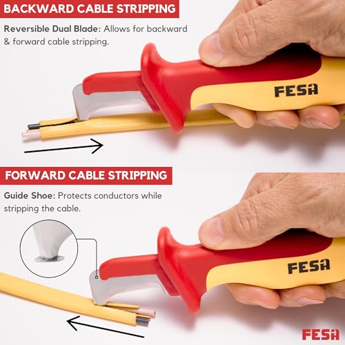 FESA 4-Piece Insulated Dismantling Cable Knife Set