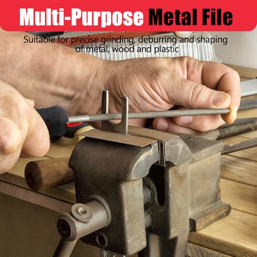 Doaho 19Pcs Metal Hand Files Set for Wood & Metal with Carry Case