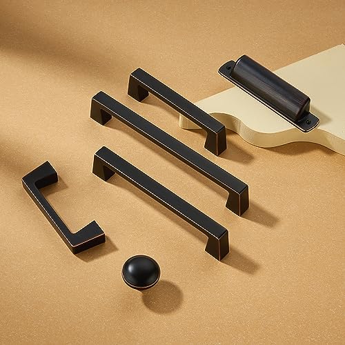 khtumeware 10 Pack 2-1/2"(64mm) Oil Rubbed Bronze Drawaer Pulls Cabinet Cup Pulls Kitchen Hardware Bin Cup Drawer Pulls Drawer Handles Knobs. - color: Oil Rubbed Bronze, size: Cup Pulls 2-1/2" Hole Center