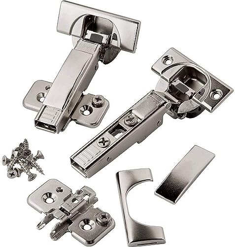 Full Overlay Blum 110 deg Soft-Close BLUMotion Clip Top Frameless Hinges, Pair by Blum