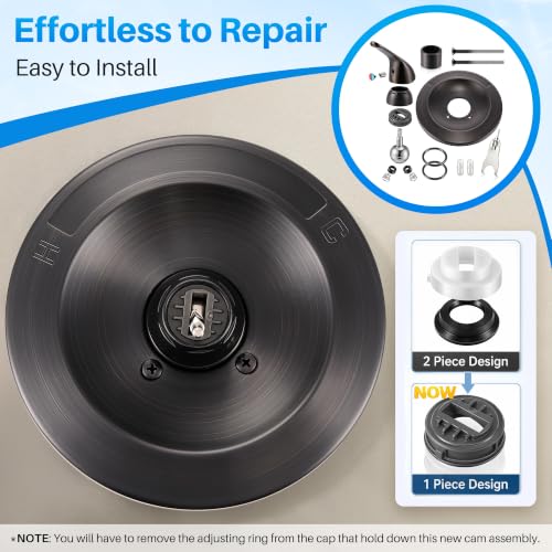 Shower Trim Kit Compatible with Delta RP54870, Lever, Oil Rubbed Bronze - color: Oil Rubbed Bronze