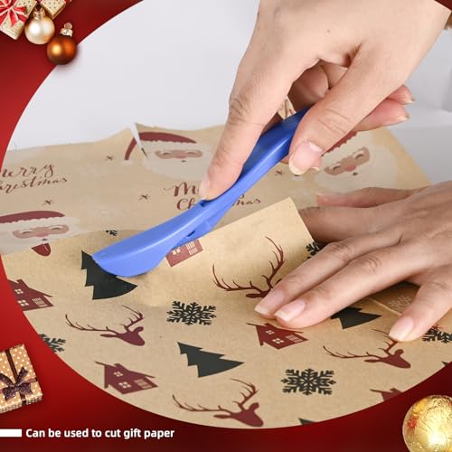 FOSHIO Wallpaper Kit, Including Wallpaper Smoothing Tool, Card Squeegee, Seam Roller, Wrapping Paper Cutter Exacto Knife, Mesureing Tape, Wallpaper Tools for Peel and Stick Window Film Application Kit - color: 04 Wallpaper Kit
