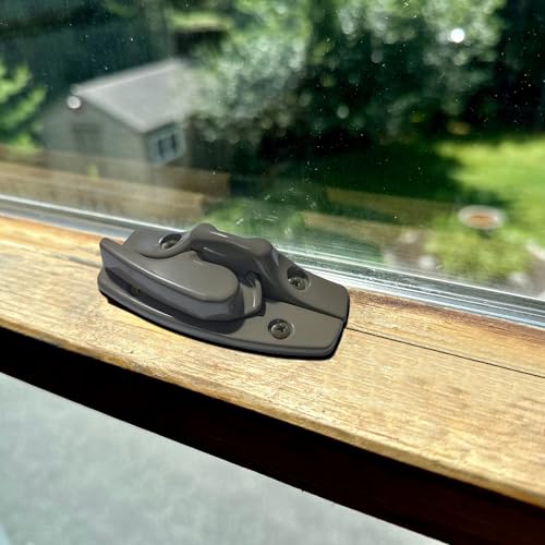 Zinc Sash Lock and Keeper fit for Andersen Sash Lock & Keeper 1968 to Present in Stone Color - color: in Stone Color