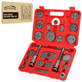 GOOACC 22pc Disc Brake Caliper Compression Tool Set Piston Reset Press Red - color: 22pc Brake Caliper Red