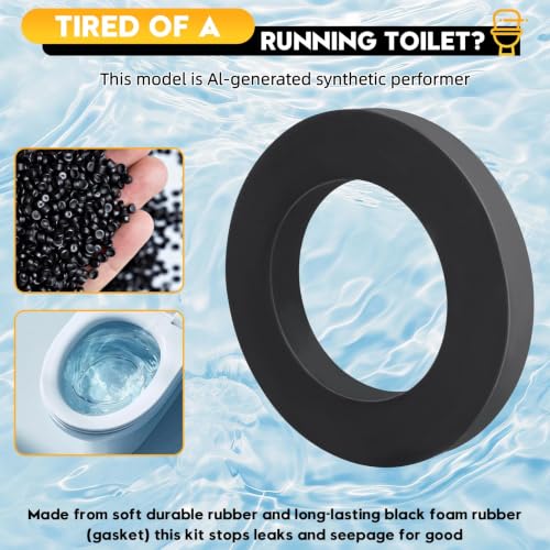 4 in. Toilet Flush Valve Gasket Fits for Kohler Toilet Tank Components