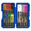JEFE HEX 20pcs Hex Shank Drill and Tap Set, W4 HSS, Quick Change Tap Set and Drill Bit for Metal, Combination of Drill and Tap Set for Impact Driver, Thread Tap Set from 6-32 UNC to 1/2"-13 UNC - size: 6-32 UNC to 1/2"-13 UNC Drill & Tap (20 pcs)