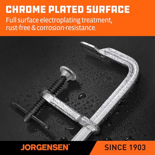 Jorgensen 18-Inch Light-Duty Drop Forged Steel Bar Clamps, 2-Pack - size: 18 Inch