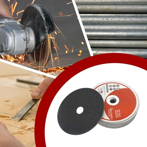 findmall 100 Pack 6" x.045 x7/8" Cut-Off Wheel - Metal and Stainless Steel Cutting Discs, Fir for Cutting Steel, Iron, Plastic, Stainless Steel, Etc - size: 100pcs 6"*0.045"*7/8"
