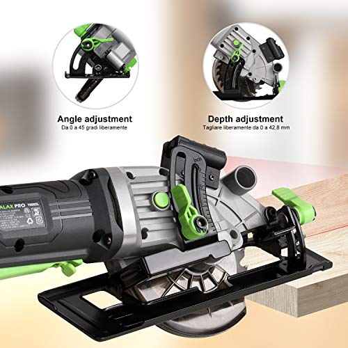 GALAX PRO 4Amp 3500RPM Circular Saw with Laser Guide - style: 4.0A Corded Circular Saw