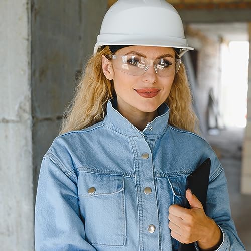 Salfboy Clear Safety Glasses Bulk, Ansi Z87.1 Protection Glasses - color: 100 Clear