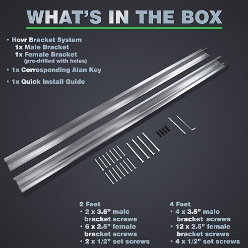 Hovr Solutions Classic Floating Shelf Bracket, 300LB, 31" Max Shelf, 1-Pack - color: Classic, size: 2-Feet (1-Pack)