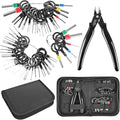Kikerike Terminal Removal Tool Kit 45 Pcs Depinning Tool Electrical Connector Pin Removal Tool Kit Pin Extractor Tool Set Wire Terminal Release Tool for Automotive Car Household Devices - color: 45 PCS