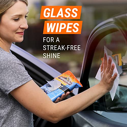 Armor All Car Wash and Cleaner Kit - 8-Piece Complete Set with Wash Concentrate, Wipes, Microfiber Towels & Air Freshener, Gift for Dad - style: Car Wash Kit 8pc