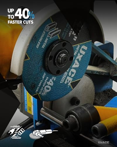 4-1/2 Inch Cut-Off Wheel for Metal, Stainless Steel, Aluminum Cutting, Professional Super Thin Metal Cutting Disc for Angle Grinder, Die Grinder or Cut-Off Tools, 7/8 inch Arbor, 25 Pack - style: 4-1/2 Inch, 25 Pack