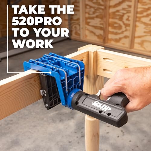 Kreg Pocket-Hole Jig 520, Woodworking Jig, 60 Screws, KPHJ520PRO2