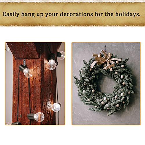 30 PCS Push Pin Picture Hooks, Push Pin Hangers, Decorative Push Pins for Wall Hanging, Thumb Tacks for Hanging, Bulletin Board Hooks (Silver) - style: Silver