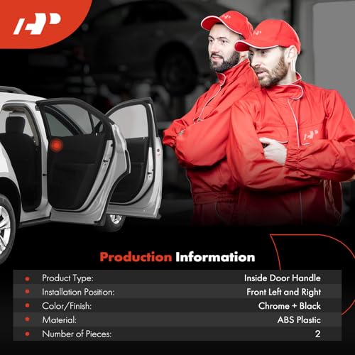 A-Premium Inside Interior Door Handles - Front Driver & Passenger Side