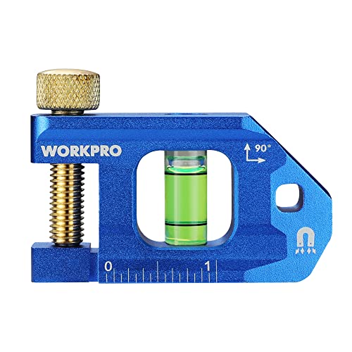 WORKPRO 2.5 Inch Small Magnetic Torpedo Level, Conduit Bending Level - size: 2.5inches