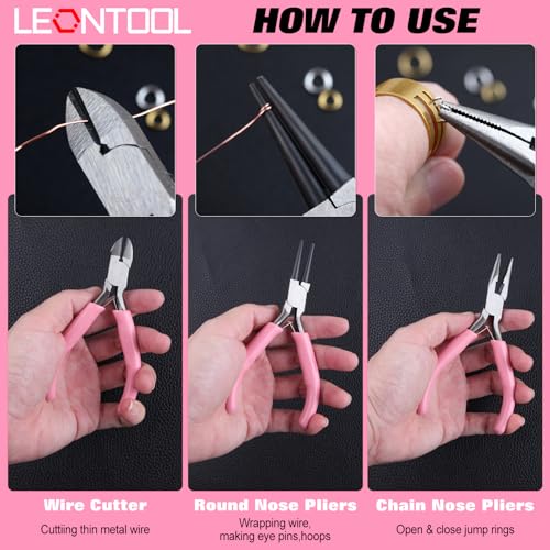 930 Pcs Jump Rings Lobster Clasps with Jewelry Pliers for Jewelry Making and Repair, Needle Nose, Round Nose Pliers and Wire Cutter, Tweezer, Thimble Ring for Wire Wrapping, Bracelets Crafts - style: Jewelry Making Tools Kit