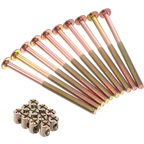 20PCS M6 X 100mm Bunk Bed Bolts, Crib Screws Replacement