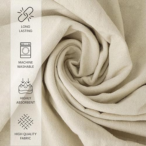 ZUPERIA Canvas Drop Cloth for Painting (Size 4 x 25 Feet - Pack of 2) - Pure Cotton Painters Drop Cloth for Painting, Furniture & Floor Protection - All Purpose Thick Cloth with Double Stitched Edges - size: 4' x 25' Feet - Pack of 2