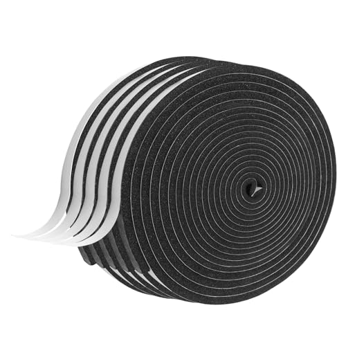 Foam Insulation Tape self Adhesive,1/2In x 1/4In x164Ft Weather Stripping for Doors and Windows,Sound Proof soundproofing Door Seal,Weatherstrip,Pipe Cooling, Air Conditioning Seal Strip - size: 1/2In x 1/4In x164Ft