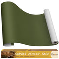 Canvas Repair Tape 16x79 inch, Self Adhesive Fabric Patches, Couch Repair Patch Kit, Fabric Repair Tape for Furniture, Sofas, Carpet, DIY, Headboards, Chairs, Pillows, Canvas Goods - Army Green - color: Army Green, size: 16x79 inch