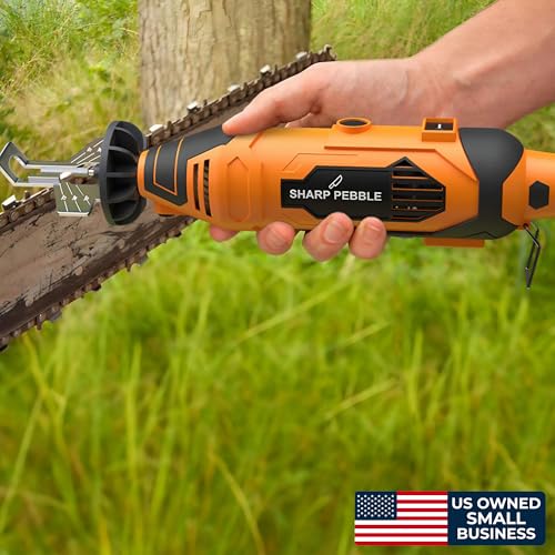 Sharp Pebble Electric Chainsaw Sharpener Kit – Chain Saw Sharpening Tool