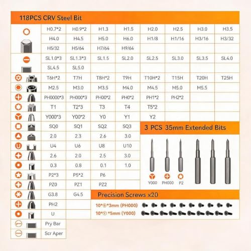 Precision Screwdriver Set, 150 in 1 Mini Screwdriver Set Tool, Black - color: Black, size: 150