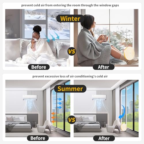 Foam Weather Stripping Tape,High Density CR,1 in x 1/4 in x 66Ft - color: White, size: 1 in x 1/4 in x 66 ft