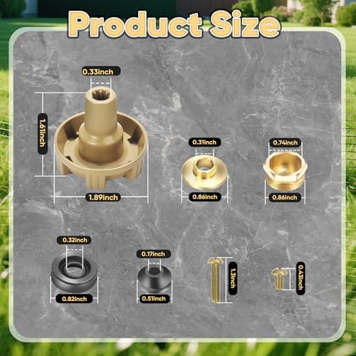 RK-14MH Repair Kit, Outdoor Spigot Replacement - Prevent Water Leakage & Restore Flow - Compatible with Model 14/18 Outside Faucets - style: RK-14MH Repair Kit