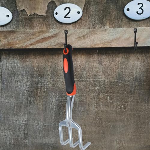 POPETPOP Garage Storage Utility Hooks: 20pcs Heavy Duty Steel Garage Hooks Garden Tool Organizer for Extension Cord Tool Coat Backpack Bag, Wall Mount Hanges for Outdoor Garden (Black) - color: Black