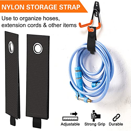 HUPBIPY Garage Hooks Heavy Duty, Large Square Wall Hooks - color: Black Large U Hook, size: 7.7inch U Hook