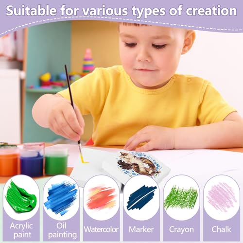 ESRICH Mini Canvases for Painting, 3x3IN Canvas in Bulk 64Pack, 2/5In Profile Small Square Canvas, Blank Canvases are Great for School Projects and Kids Birthday Parties, Home Decor Project. - size: 3x3in-64 Packs