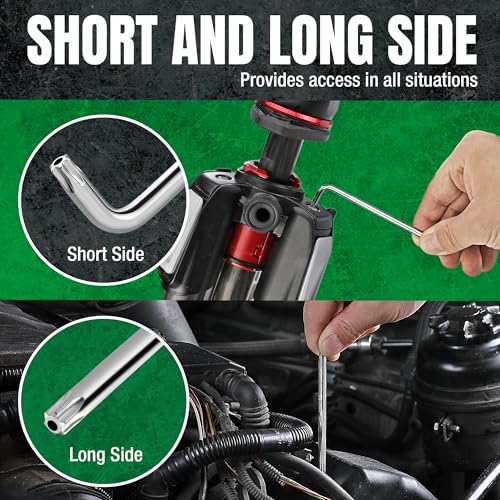 SK Allen Wrenches Sets, 9-Piece L-Shape Star Hex Key Set, S2 Steel - style: Star